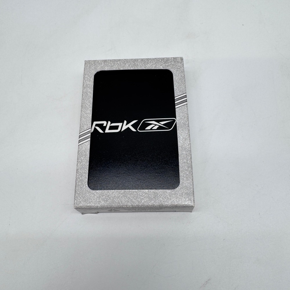 Reebok Playing Cards Unisex OS Black Silver Liberty Crusader Deck 2005 USA